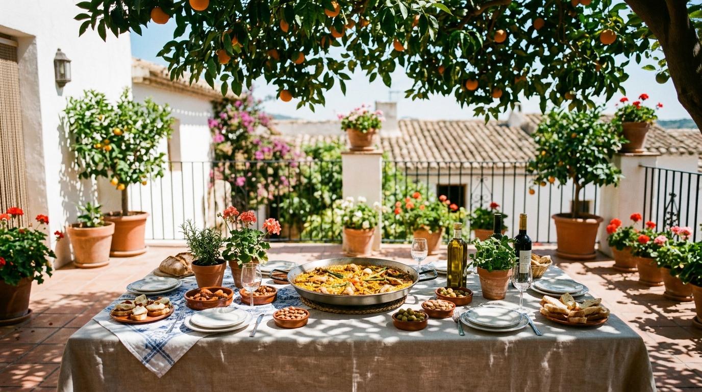 Catering a domicilio en Valencia con bandejas de comida y servicio de mesa